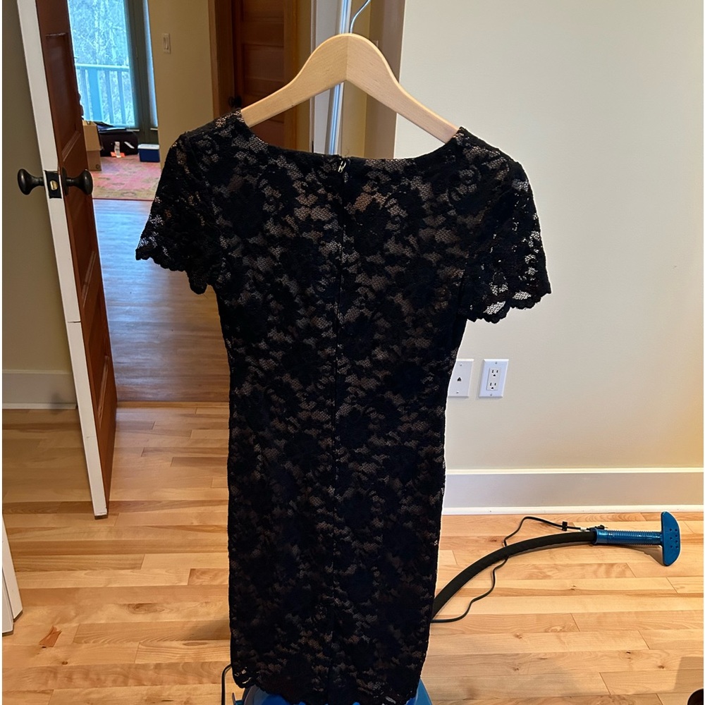 Joseph Ribkoff creations lacy dress knee length